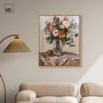thumbnail image 3 of Delicate Glass Vase and Flowers Canvas Modern Farmhouse by Art Remedy, Gold Frame, 30 x 36, 3 of 7