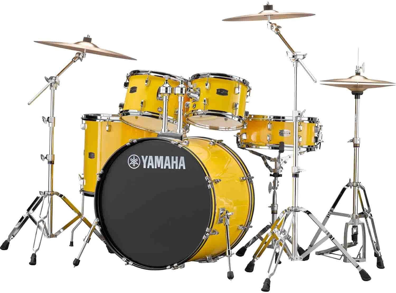 Yamaha Rydeen 5-Piece Shell Pack - 22 inch Bass Drum (Mellow Yellow)