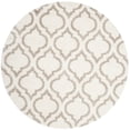 thumbnail image 4 of SAFAVIEH Hudson Louise Geometric Shag Area Rug, Ivory/Beige, 5'1" x 7'6", 4 of 9