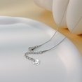 thumbnail image 5 of Collares con colgante de corazón, gargantilla de corazón de cadena larga, collares de amor para parejas, material de acero de titanio para niñas, 5 of 5
