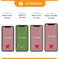 thumbnail image 2 of RFID Blocking Wallet Case for iPhone 14 iPhone 13, Adjustable Crossbody Zipper Purse Case Card Holder with Kickstand Detachable Wrist Strap, PU Leather Flip Folio Case 6.1 Inch 5G (Red), 2 of 17