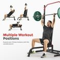 thumbnail image 4 of Sunny Health & Fitness Premium Adjustable Incline Multifunction Weight Bench for Home Gym Strength Training, Sturdy, Durable, and Weight Capacity 520 LB – SF-BH622045, Black, 4 of 6