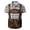 Black, variant on Men's Traditional Bavarian Oktoberfest Shirt, Lederhosen Plaid Print Button Down Shirt Tops