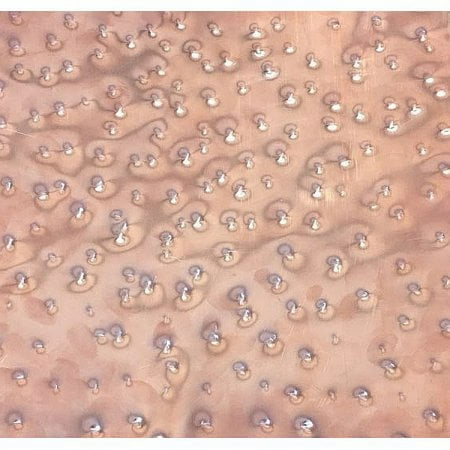 Hammered Copper Sheet 36"x72" - 16oz - 0.022" Thickness - 24 Ga - Texture #2 - Free 48 State Shipping