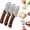 3PCS, variant on Wooden Handled Household Scallion Slicer, 2027 New Multi-Functional Butter Knife Premium Stainless Steel Blade, 3-1 Built-in Bottle Opener, Spreader & Shredder for Bread, Toast (1PCS)