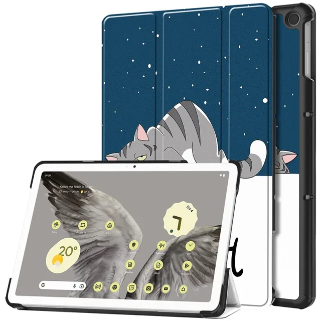 For Google Pixel Tablet Case 2023 11 inch PU Leather Tri-Folding Stand Magnetic Shell for Funda Google Pixel Tablet Cover Kids LM Google Pixel Tablet