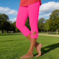 thumbnail image 5 of LEKODE Skirt Leggings for Women Seamless Impact Leggings Curve Leggings Buttery Soft Leggings Ultra Soft Leggings Knee Length Leggings Workout Shorts for Women Pink L, 5 of 8