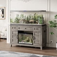 thumbnail image 2 of ExpanseEcho Aquarium Stand with Drawers, Storage Cabinet and Power Outlets, Gray, 2 of 6