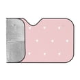 thumbnail image 2 of YFYANG Front Windshield Sun Shade, Pink Heart Pattern Foldable Car Visor for Cars, Trucks, SUVs, Small, 2 of 9