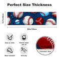 thumbnail image 2 of Baseball Kitchen Mat Rug Runner Absorbent Washable, 15.7"x59" Rectangular, 2 of 6