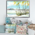 thumbnail image 3 of Designart 'Birches In Snowy Land' Lake House Framed Art Print, 3 of 4