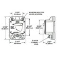 thumbnail image 2 of Blue Sea Systems 187 Series DC Circuit Breaker - Surface Mount, 2 of 2