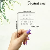 15 Pcs Transparent Shaped Acrylic Plant Labels Plant Sun Water Theme Waterproof Garden Stake Labels for Indoor Outdoor Potted Plants Nursery Markers Decorative Accessories 4.01x2.68 inches