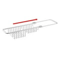 thumbnail image 3 of Mainstays Aluminum Silver Over The Sink Caddy Basket, Multi-Purpose Sink or Countertop Organizer Caddy, Great for Sponges and Brushes, 3 of 7