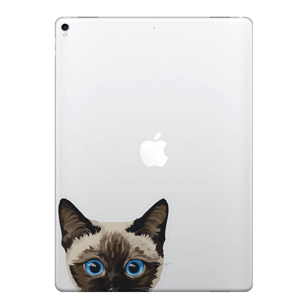 FINCIBO 5" x 5" Vinyl Decal Sticker For Notebook, Ipad Siamese Kitten