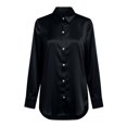 thumbnail image 4 of Womens Tops Dressy Casual, Duoif Dress Shirt, Collared Formal Shirts for Women Black L, 4 of 5