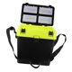 thumbnail image 5 of Caja grande para aparejos de pesca, contenedor multifuncional, herramienta de pesca, equipo portátil Negro amarillo, 5 of 9