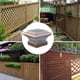 thumbnail image 5 of Solar Post Lights Outdoor Fence Cap Light For Posts Patio Garden Decoration White Lighting Black，Lighting Solar Outdoor Post Cap Lights Light For Fence, 5 of 7