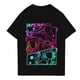 thumbnail image 1 of Pop cazadora para niña Demo-n Hunters Round-Neck Printed Anime Trio Poster T Shirt （Black）, 1 of 3