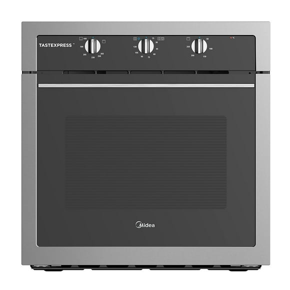 Horno empotrable Midea 24" de gas gris