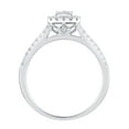 thumbnail image 3 of Brilliance Fine Jewelry Round Diamond Engagement Ring, Sterling Silver, (9''), 1/2 ct. t.w, 3 of 3