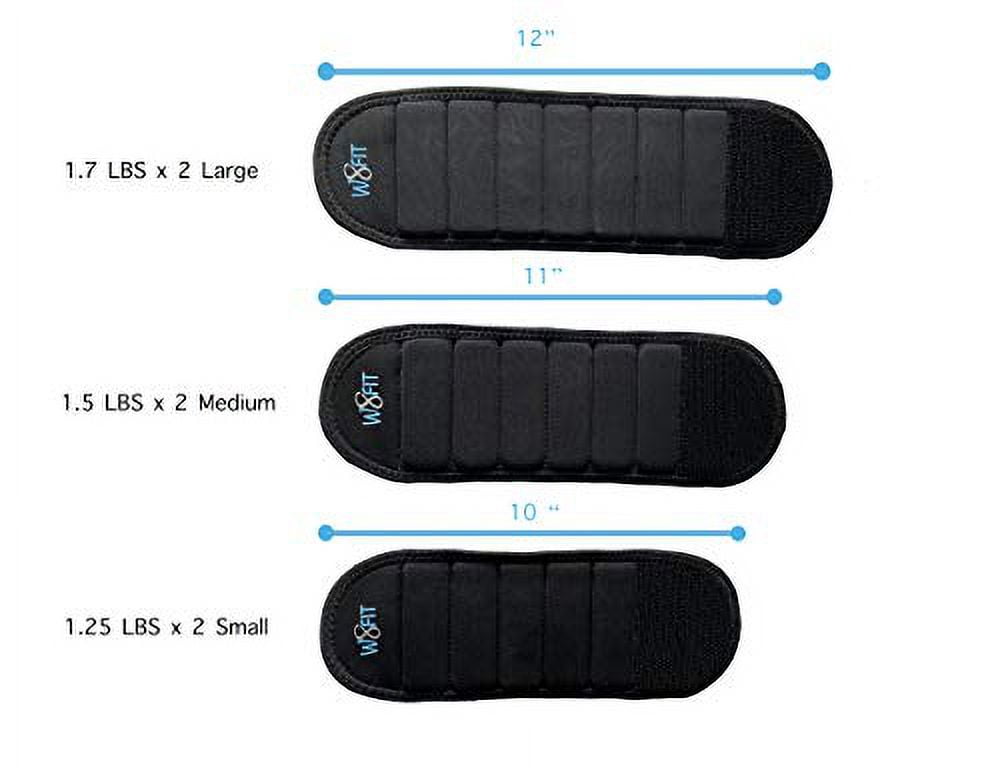 Adjustable Wrist Arm Weights Pair for Gym, Fitness, Workout, Walking, Jogging, Pilates