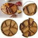 thumbnail image 2 of Puzzle Serving Tray Wooden Food Tray, Funny Puzzle Shaped Serving Tray with 8 Removable Compartments, 2 of 5