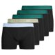 thumbnail image 1 of JACK&JONES Boxers para hombre, paquete de 5 - JACWESLEY SOLID TRUNKS 5 PACK, algodón elástico Negro S (Small), 1 of 4