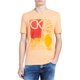 thumbnail image 1 of Calvin Klein CKJ Logo Graphic Camiseta para Hombre, Naranja, XX-Large Calvin Klein Camiseta gráfica, 1 of 1