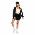 thumbnail image 3 of Reebok Apparel  Women's Cl Ae Long Fz Hoodi Reebok Classics App Women Black/Chalk , Xltg Reg US, 3 of 5