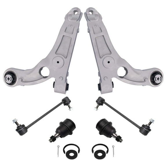 TRQ Front Control Arm Ball Joint Stabilizer Sway Bar Link Suspension Kit 6pc PSA72512 Fits select: 2014-2018 JEEP CHEROKEE