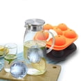 thumbnail image 3 of Vikakiooze Ice Mold Tray Silicone Basketball-Shaped Cake Ice Cream Maker Kitchen Tool, 3 of 9
