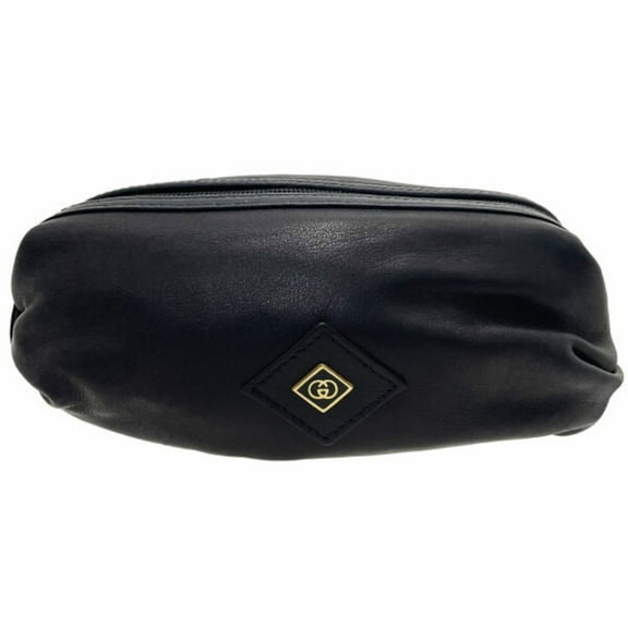Pre-Owned Gucci Pouch Old Multi Leather Black 039 416 GUCCI Interlocking G GG... (Good)