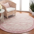thumbnail image 2 of SAFAVIEH Metro Melody Geometric Area Rug, Pink/Ivory, 6' x 6' Round, 2 of 8