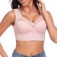 thumbnail image 5 of Womens Bras Wireless Push Up Bralettes for Women Mesh Splice Lifting Seamless High Support Breathable Underwear Bra, 5 of 5