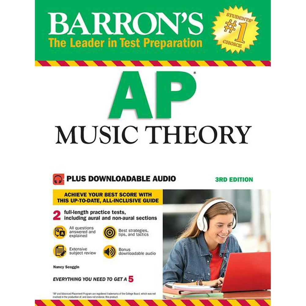 AP Music Theory With Downloadable Audio Files (Edition 3) (Paperback