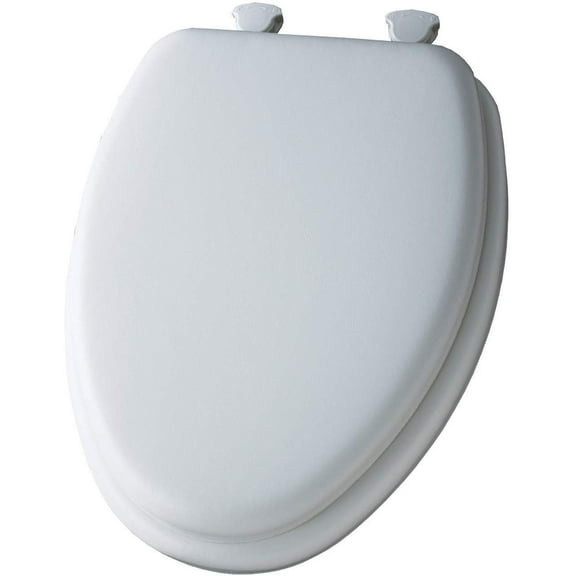 Mayfair 113EC000 White Elongated Deluxe Soft Toilet Seat