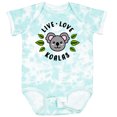 thumbnail image 3 of Inktastic Live Love Koalas Boys or Girls Baby Bodysuit, 3 of 5