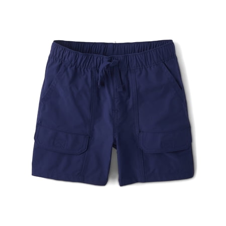 The Children's Place Boys Quick Dry Pull-On Ripstop Cargo Short, Sizes 4-16