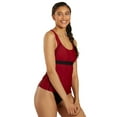 thumbnail image 6 of Sporti Active Racerback Solid Tankini Top, Removable Cup, Athleisure (Women’s), 6 of 11