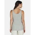 thumbnail image 4 of Time and Tru Women's Ribbed Tank Top, Sizes XS-XXXL, 4 of 5