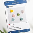 thumbnail image 3 of 10pcs Cute Mini Fridge Magnets Colorful Love Heart Small Refrigerator Stickers Lovely Photos Wall Magnetic Sticker For Home Deco, 3 of 5