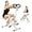 White, variant on Squat Machine, Upright Row-N-Ride Trainer w/Adjustable Resistance & 350LB Weight Capacity, Foldable Home Exercise Equipment for Arm, Glute & Leg Training