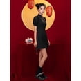 thumbnail image 3 of Vestido chino Vintage para mujer, dragón antiguo de Shanghai y Fénix, Qipao elegante, cosplay de Halloween, cuello Cheongsam, Sexy, 3 of 5