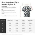 thumbnail image 5 of Fuzoiu Daisies Flowers Print Men's Casual Short,Men's Short Sleeve Shirt,Mens Casual Button Down Shirts,Cuban Collar Summer Shirt for Beach, Vacation, and Outdoor Activities-3X-Large, 5 of 5