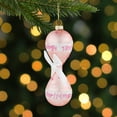 thumbnail image 2 of Northlight Baby Girl's First Christmas 2023 Glass Ornament - 5", 2 of 6