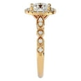 thumbnail image 4 of SuperJeweler 1 3/4 Carat Halo Diamond Engagement Ring in 14 Karat Yellow Gold for Women, 4 of 6