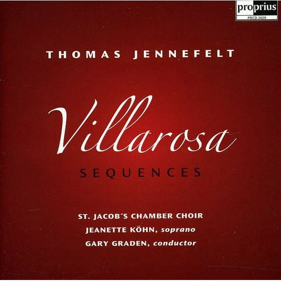Thomas Jennefelt - Villarosa Sequences - Music & Performance - CD