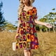 thumbnail image 4 of Vestido de manga corta con tablero de espíritu de Halloween, vestidos de cumpleaños para mujer, vestidos de noche, vestidos casuales, vestido, 4 of 7
