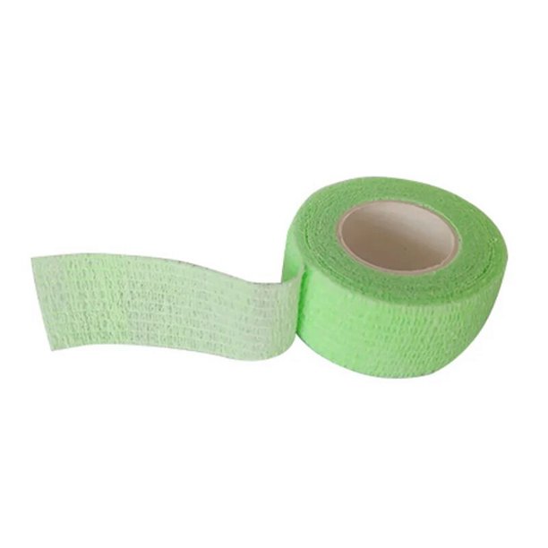 Cinta no tejida desechable autoadhesiva para estiramiento de tatuajes, accesorios para puntas de uñas, vendaje elástico protector para dedos, 5cm x 4,5 m